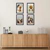 1PC A4 Black Wooden Photo Frames for Wall 21x30CM Dual-Purpose Display Hanging Picture Frames Commemorative Gift