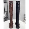 Knee boots New boots Thick-soled knight boots Fleece elastic boots Skinny boots Long boots