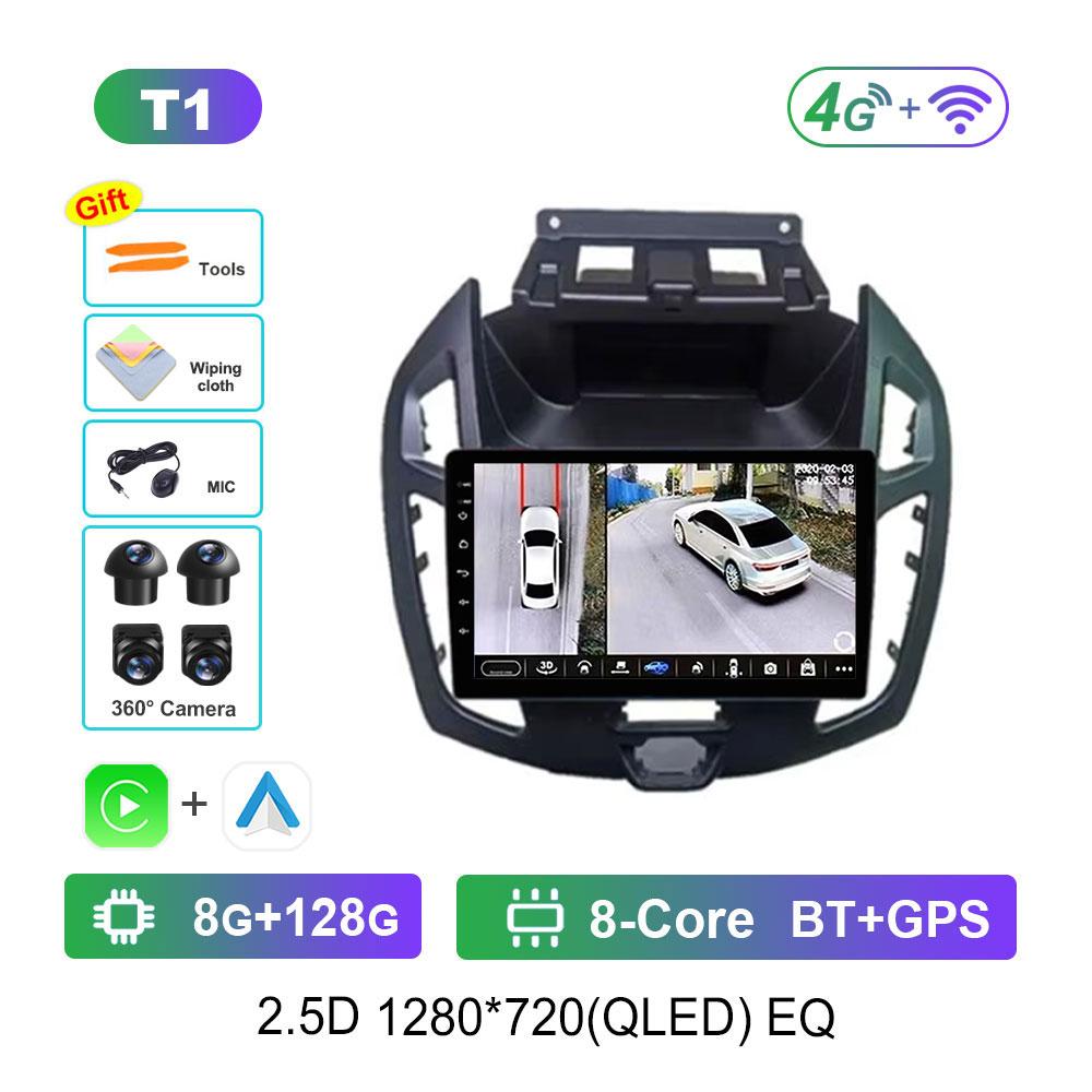 Car Radio Android 14 System For Ford Transit Connect Tourneo Connect 2014 - 2019 GPS Multimedia Player Navigation Stereo DSP BT