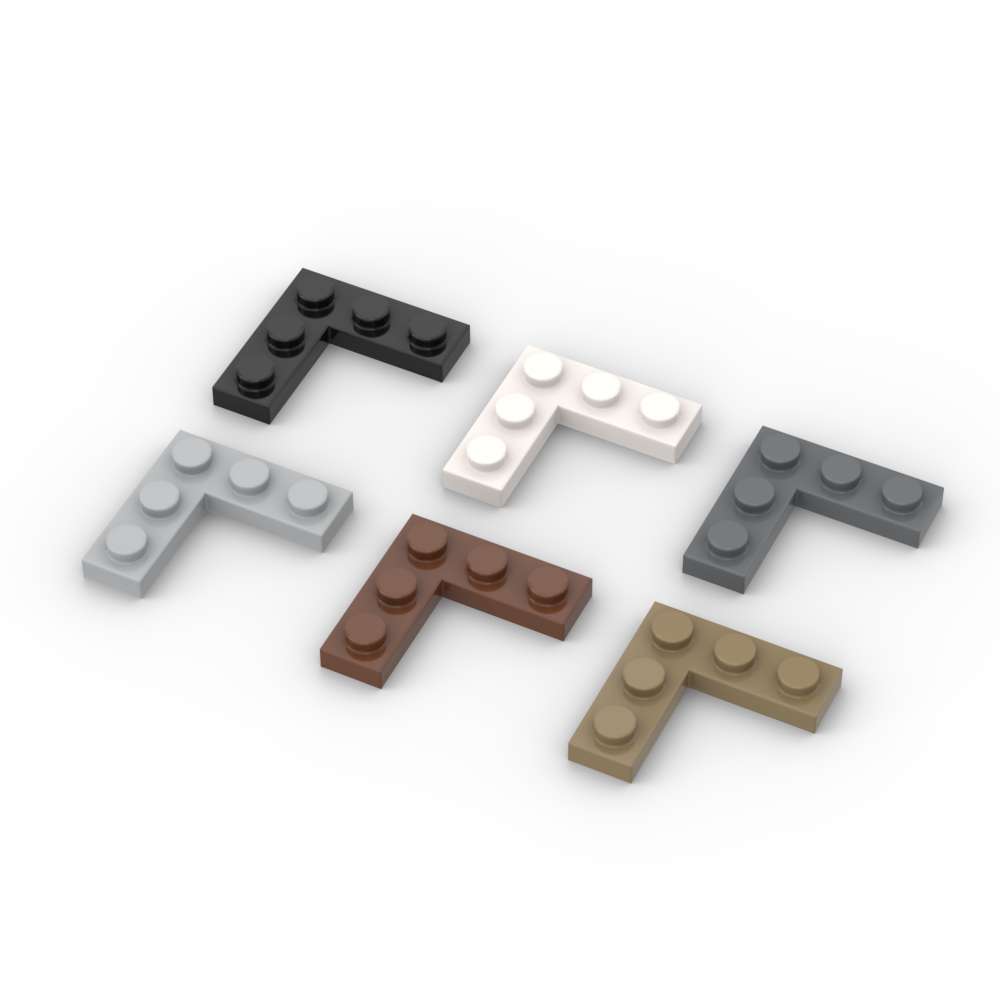 Non-Toxic Moc 10Pcs 77844 Plate 3X3 Corner Building Blocks Kit Board Plate Educational Bricks Particle Puzzle Toy Children Birthday Gifts