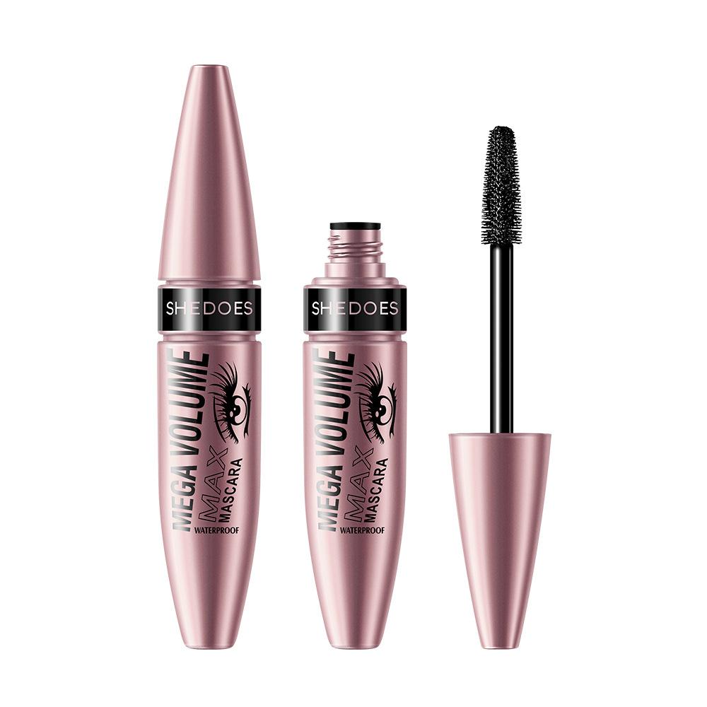 

Тушь для ресниц без пятен, тонкая, прочная, черная, различных цветов, стойкая, без пятен, длинные завитки и форма 2pcs