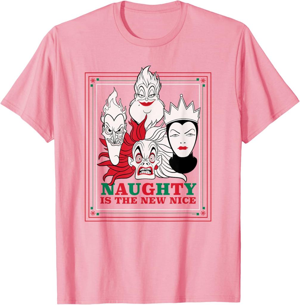 Villains Holiday Christmas Naughty Is The New Nice T-Shirt Unisex