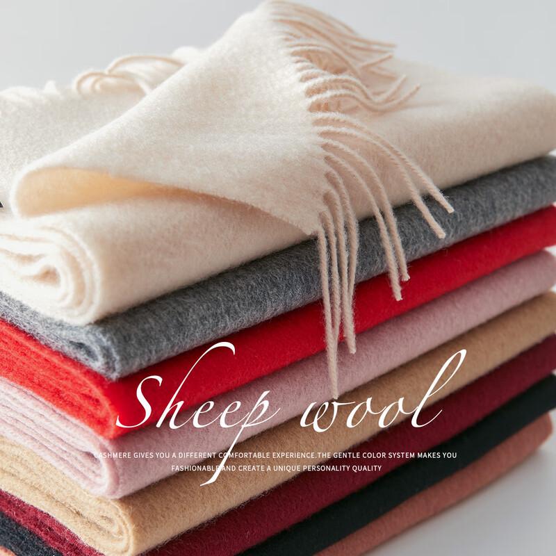 ZHENXIANG Women's 100% Pure Wool Scarf