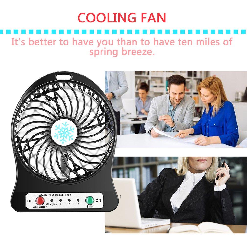 Desktop Desktop Small Fan Mini Handheld Usb Three Speed Cool Air Car Home Office Portable Quiet Outdoor Simple Portable Summer