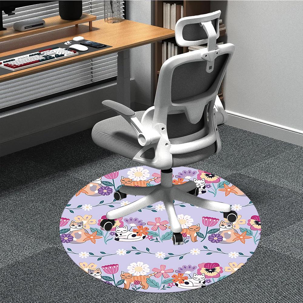 

1pc Cat Garden Chair Carpet for Office, Non-slip, Soft and Durable Office Rug, Perfect for Office yy260127102 80cm by 80cm