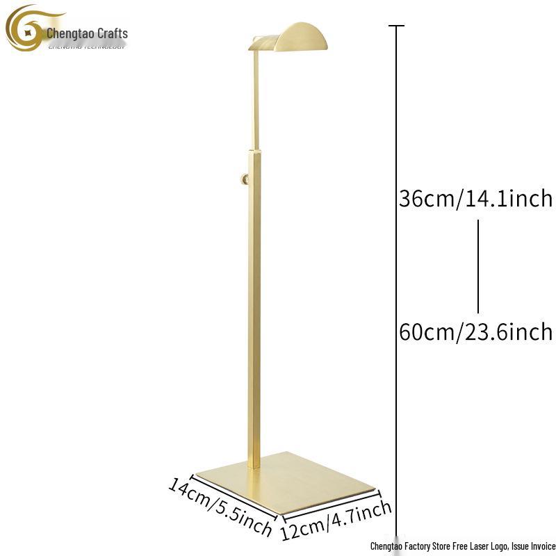 Verstellbarer Edelstahl Taschen-Präsentationsständer für Damentaschen