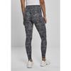 Legging Femme - Urban Classics - AOP - Noir/Blanc - Grandes Tailles