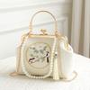 Antique Hanfu Handbag for Women with a Bag Wearing a Cheongsam, Retro New Chinese Style Republic of China Style Small Bag, Chinese Style Carry