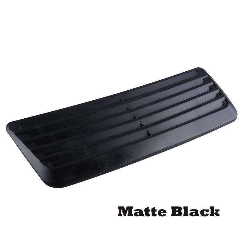 1Pcs Universal Car Engine Hood Vent Scoop Bonnet Air Intake Spoiler Grille Trim ABS Fender Moulding Trim Decorative Accessories чёрный