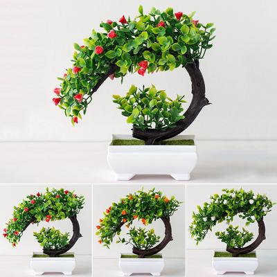 Home Artificial Bonsai Hotel Garden Decor Plastic Decoration Art Party