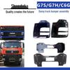 Compatible with Sandeka G7H Dump Truck: Bumper Assembly, G7S Headlight Trim, C6G Headlight Cover, C7H Headlight Corner.