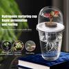 Plant Propagation Station Seeds Starter Hydroponic Planter Transparent Plant Germination Cup with Seedlings Basket Dome Lid for Potato Succulents