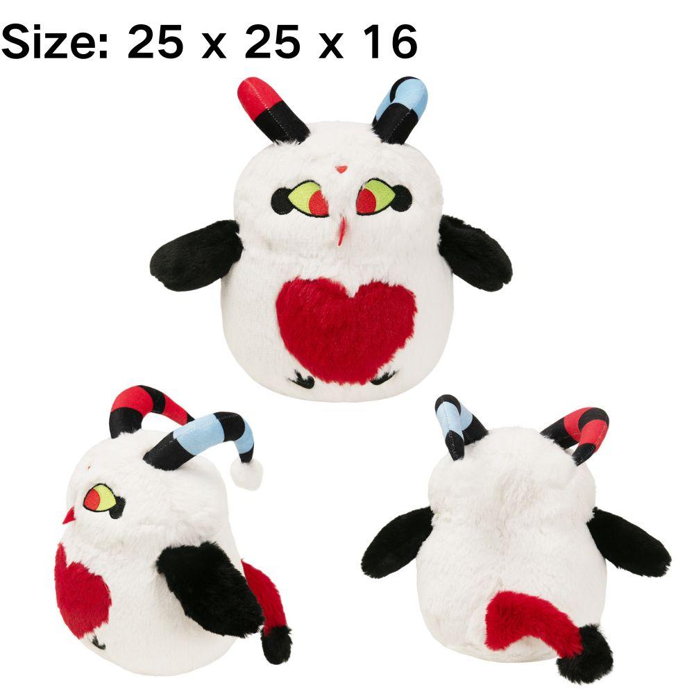 Cursed Cat Alastor Cosplay Plush Angel Dust Husk Lucifer Fat Nuggets Plushies Cartoon Hotel Fantasy Birthday Gifts Mascot Props