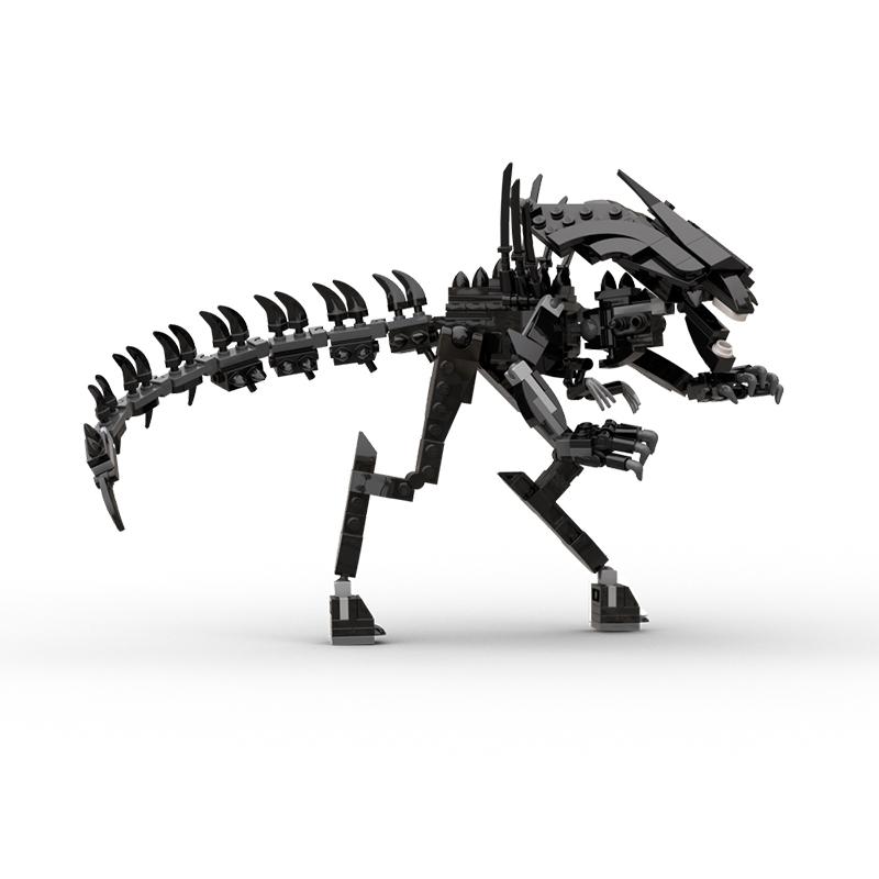 Big Size Alien Xenomorph Queen Set Building Blocks Mini Action Figure Toys