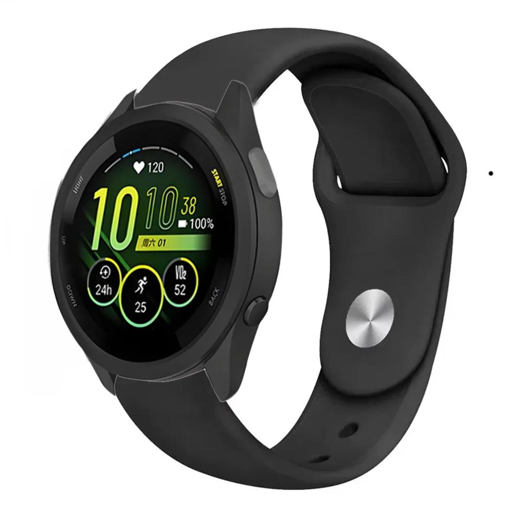 Cinturino in Silicone da 18mm 20mm 22mm Per Garmin Forerunner 55 165 645 965 255/265 245 Music Sportivo Braccialetto Garmin Forerunner 265S Cinturino