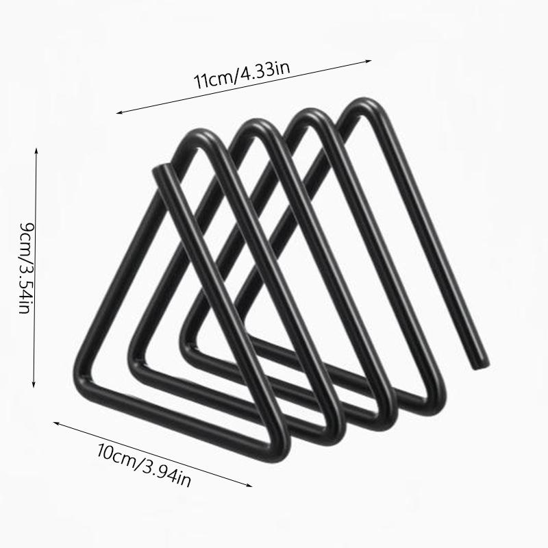 Cutting Board Storage Rack Triangular Kitchen Shelf Space Saving Organizer for Cabinet Countertop