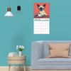 2026 Wall Calendar - 2026 Calendar, January - December 2026, 12" x 24" (Open), Cats Calendar 2026 with Hanging Hole for Home & Office