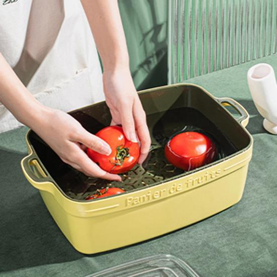 Unique Durable Multi-use Portable Side Handle Detachable Drain Basket for Restaurant Colander Strainer