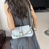 New Retro Commuter Shoulder Bag Niche Fashion Underarm Bag Women's Fashion Belt Buckle Messenger Bag