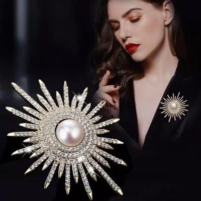 Creative Retro Sunflower Brooch Pin Fashionable Exquisite Jewelry Accessories Party Holiday Personality Trend Gift