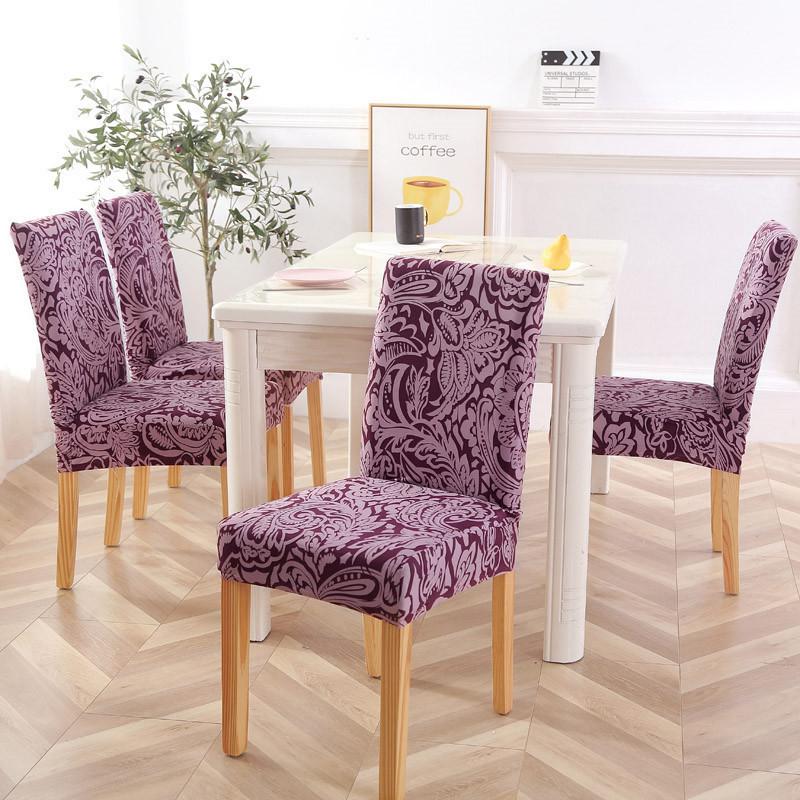 Universal Spandex Chair Covers Stretch Dining Room Seat Cover Elastic Chair Protective Case For Restaurant Wedding Banquet