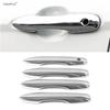 Car Outer Door Handle Protector Cover Trim ABS Chrome Black Carbon Accessories For Toyota Camry Corolla Avalon Prius  - 2025