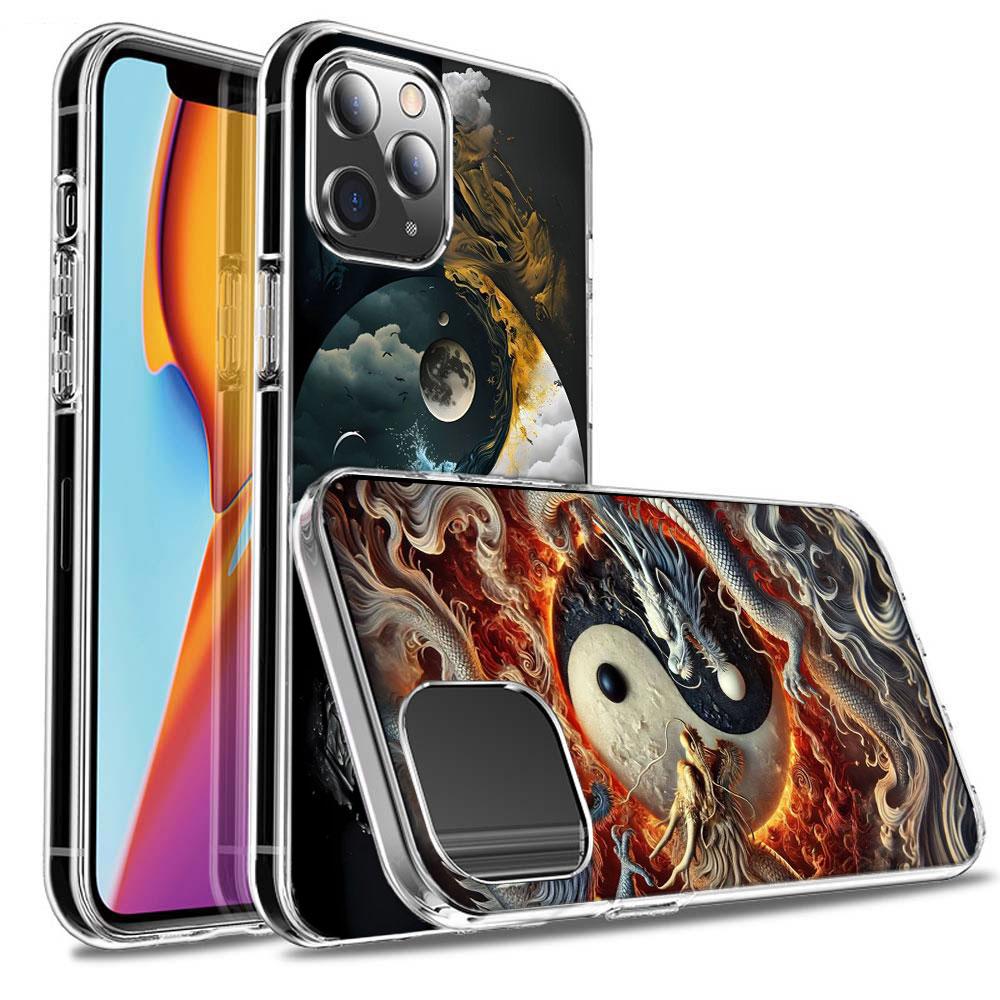 Balance of Elements The Eternal Yin-Yang Phone Case For Iphone 16E 15 Pro 14 Plus 17E 16 17 Pro Max Air 11 12 13 Mini Cover Case