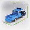 Model de mașină 1/32 pentru camion ușor Isuzu Model de metal turnat sub presiune Simulare de inginerie Vehicul de transport, camion de turnare