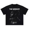The Weeknd Abel Tesfaye Retro Music T-Shirt Men Vintage R&B Artist Graphic Print Casual Short Sleeve Cotton Streetwear Tee Tops