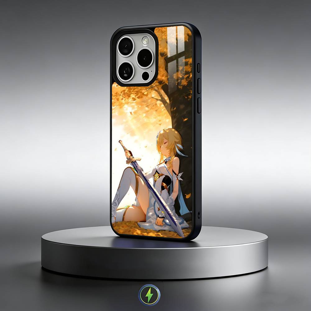 G-Genshin Lumine Impact   Phone Case For iPhone17,16,15,14,13,12,11 Plus,Pro Max Magnetic For Magsafe Wireless Charging
