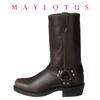 Taglie 48 Stivali da Cowboy Retro di Lusso di Alta Gamma Uomo Stivale Occidentale a Mezza Gamba Uomo Pelle Uomo Scarpe Slip-On Stivali da Cavaliere Invernali Stivaletti