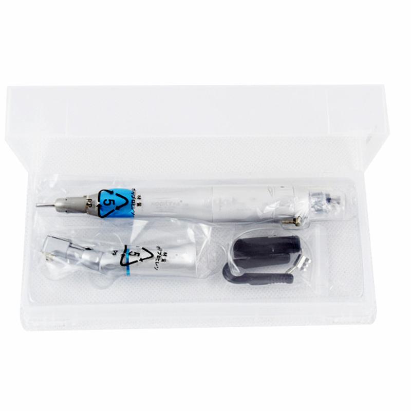 Dental 2/4 Holes Air Motor Contra Angle Low Speed Handpiece Latch E-Type External  Single Water Spray Dental Supplies