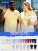 Custom Plus Size Cotton Polo Shirt with Logo Printing - Short Sleeve Lapel Design for Workwear