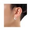 Vivienne Westwood Bobby Single Engraved Brass Earring Men earrings Silver 505127687