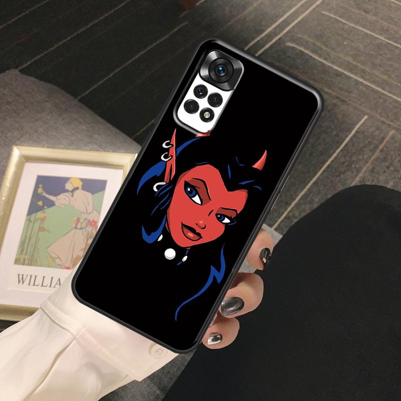 

Aesthetic Devil Woman Bad Girl Funda For Xiaomi Redmi Note 14 Pro 9 10 11 12 13 Pro 10S 11S 12S Redmi 13C 10C 12C 14C Case Redmi Note 13 4G