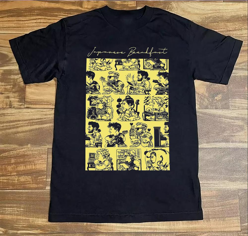 NEW Collection Japanese Breakfast Band Album Black All Size T-Shirt  BT328 Unisex T-Shirt XL