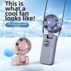 High-Speed Cooling Fan Portable Turbo Fan Mini Foldable Handheld Fan Camping