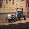 1:24 Scale Walking Tractor Model Distressed Finish Vintage TwoWheel Copy Alloy Construction