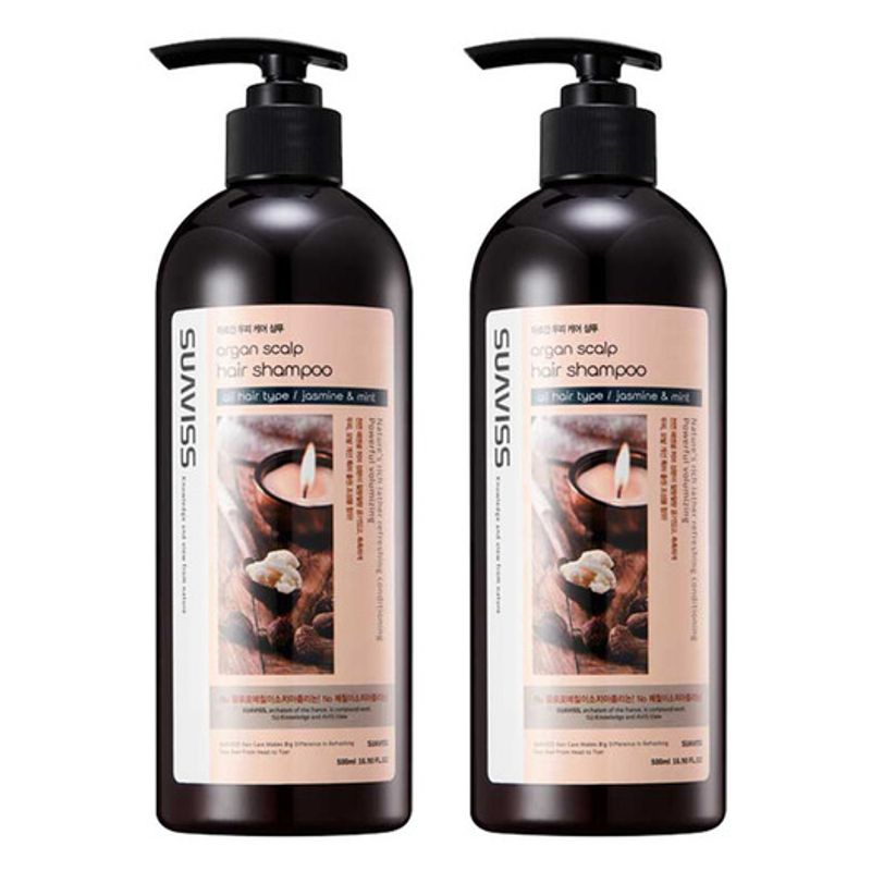 SUAVISS [2-pack] Suavis Argan Scalp Care Shampoo 500ml single type