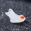 Halloweens Ghosty Figurines Night Lights Resins Ghosty Statue Sculptures Garden Decorations Monsters Figurines Ornament