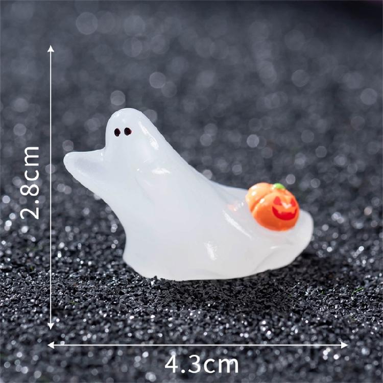 Halloweens Ghosty Figurines Night Lights Resins Ghosty Statue Sculptures Garden Decorations Monsters Figurines Ornament
