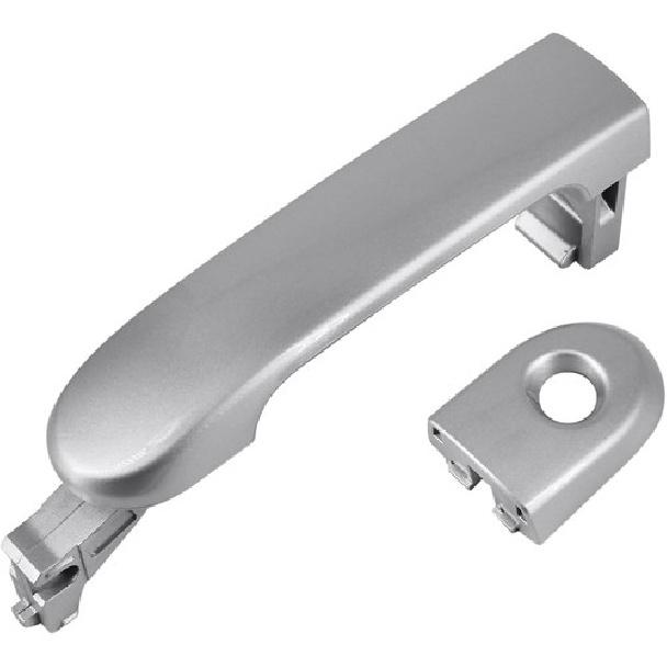 Door Handle with Keyhole Fits for 2007-2011 Versa 2007-2012 Tiida Silvery