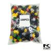 Kkjoy 100PCS Door Panel Rivet Clips Auto Retainer Suit for All Car Types