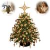 Kit per Lavoretti Albero di Natale Kit con Perline Fai da Te Set Festivo in Cristallo Sintetico per Creare Decorazioni da Scrivania Festive per Adulti Principianti, Decorazione Fatta a Mano da Tavolo