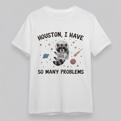 Dames Plus Size Klassiek T-shirt Houston Ik Heb Zoveel Problemen Wasbeer T-shirt