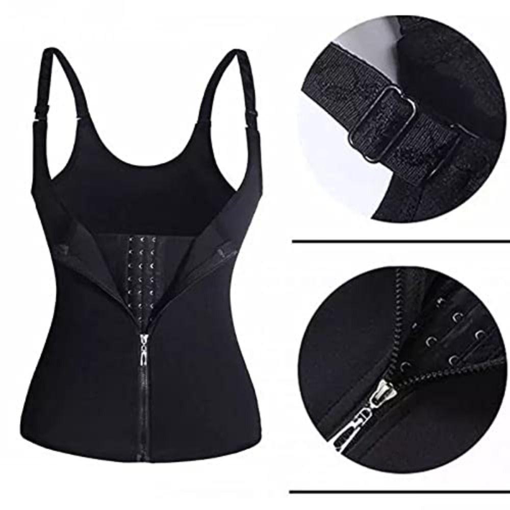 Zipper Women's Postpartum Panties Sleeveless Waist Cinching Corset Body Shapers Vest  Streetwear