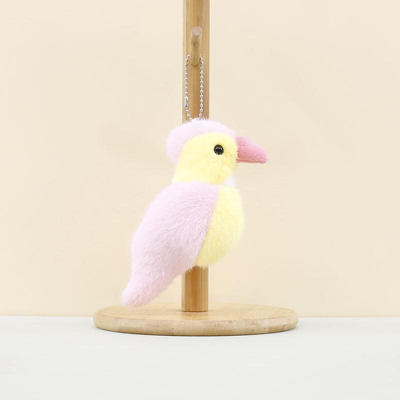 Soft And Huggable Cartoon Parrot Plush Pendant For Bags Keychains And Dolls