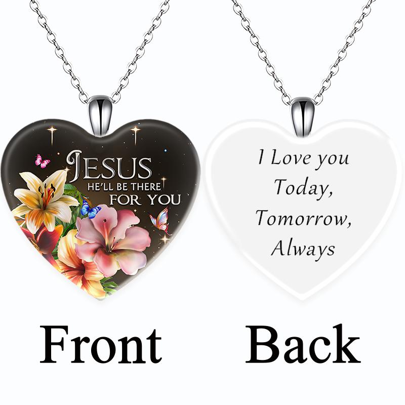 

Модные украшения Любовь Хрустальная подвеска Ожерелье Цветок Английский