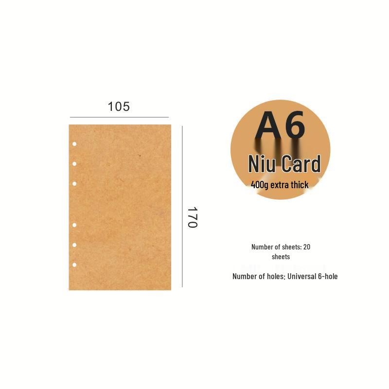 7-inch A6 B5 Loose-leaf Notebook A5 Notepad Replacement Pages