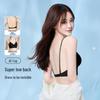 Seamless Backless U-Neck Halter Bra with Invisible Straps - Women's Lingerie